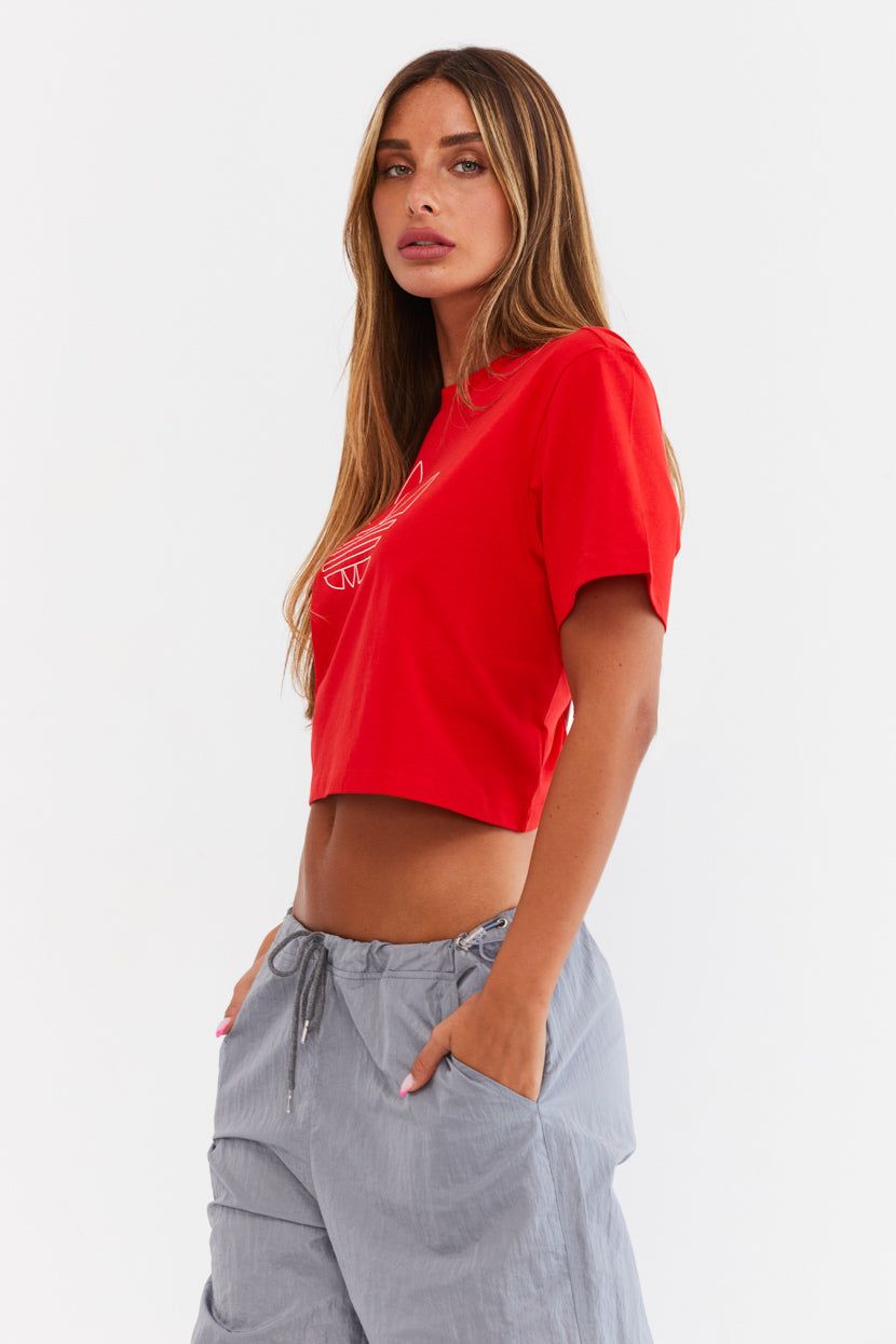 טי-שירט קרופ לוגו קדמי // adidas sold by Adika product image thumbnail 3