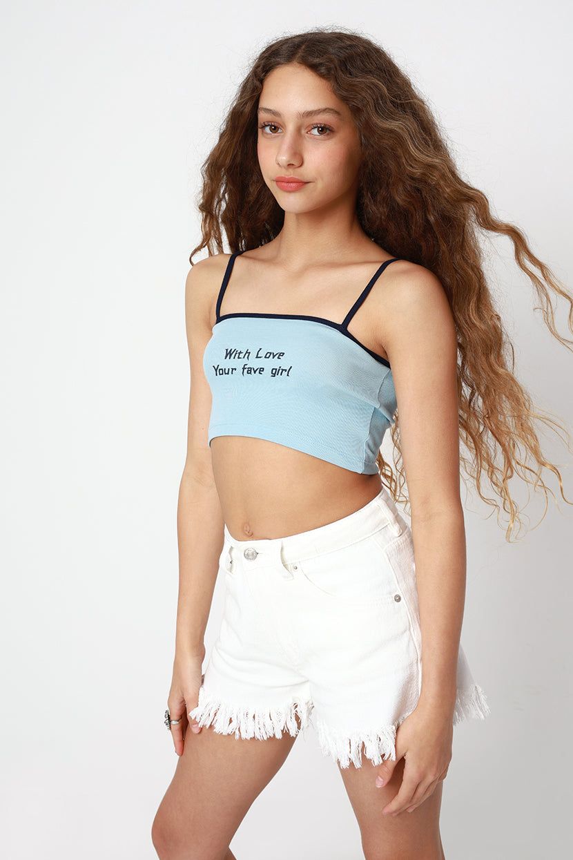 גופיית קרופ With Love sold by Adika