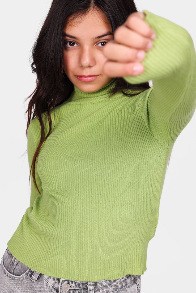 סריג ריב אמבר צווארון גולף sold by Adika product image thumbnail 4