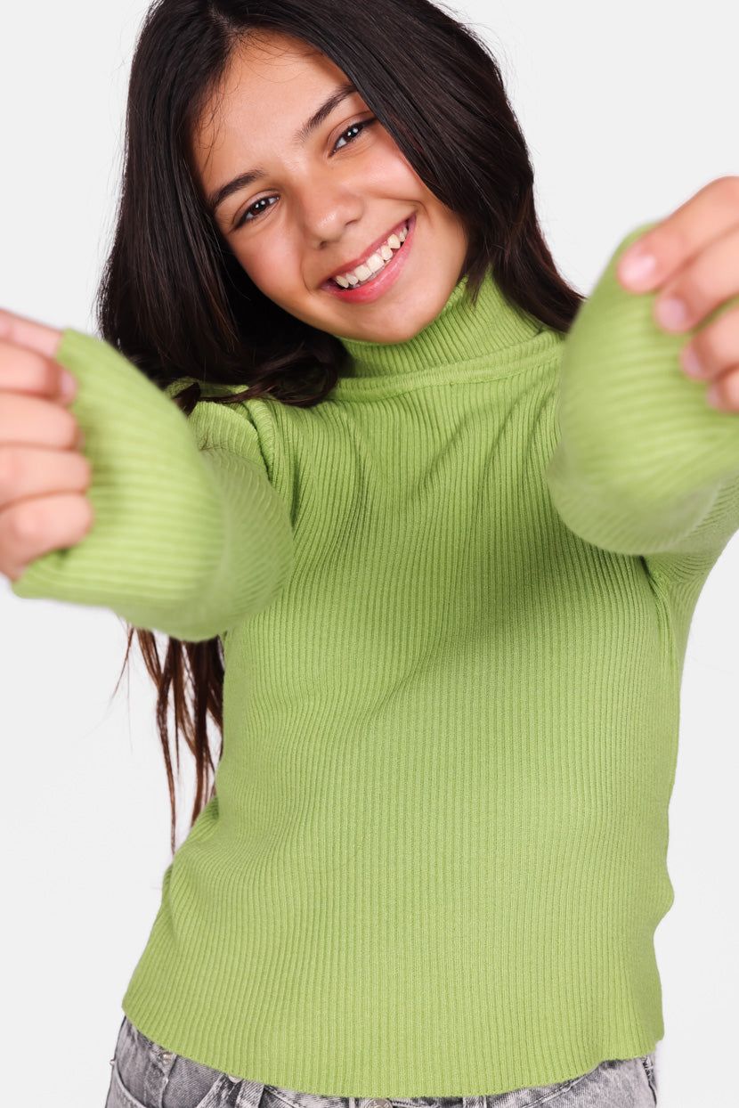 סריג ריב אמבר צווארון גולף sold by Adika product image thumbnail 2