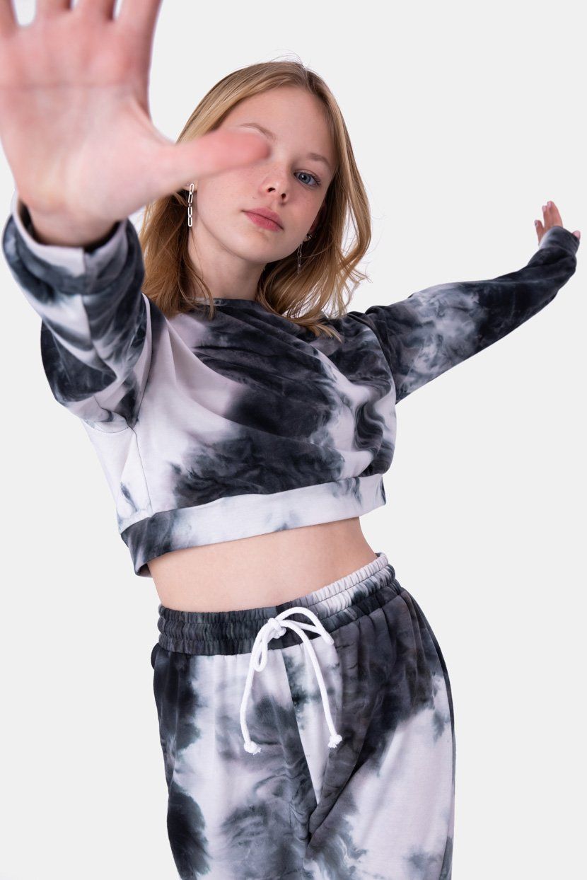 סווטשירט קרופ ג'אניס טאי-דאי sold by Adika