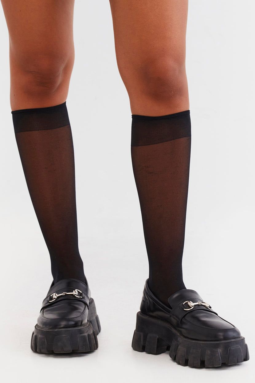 גרבי ברך לזלי בד ניילון sold by Adika product image thumbnail 2