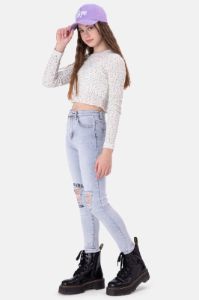 חולצת קרופ פלאוור-פאוור sold by Adika