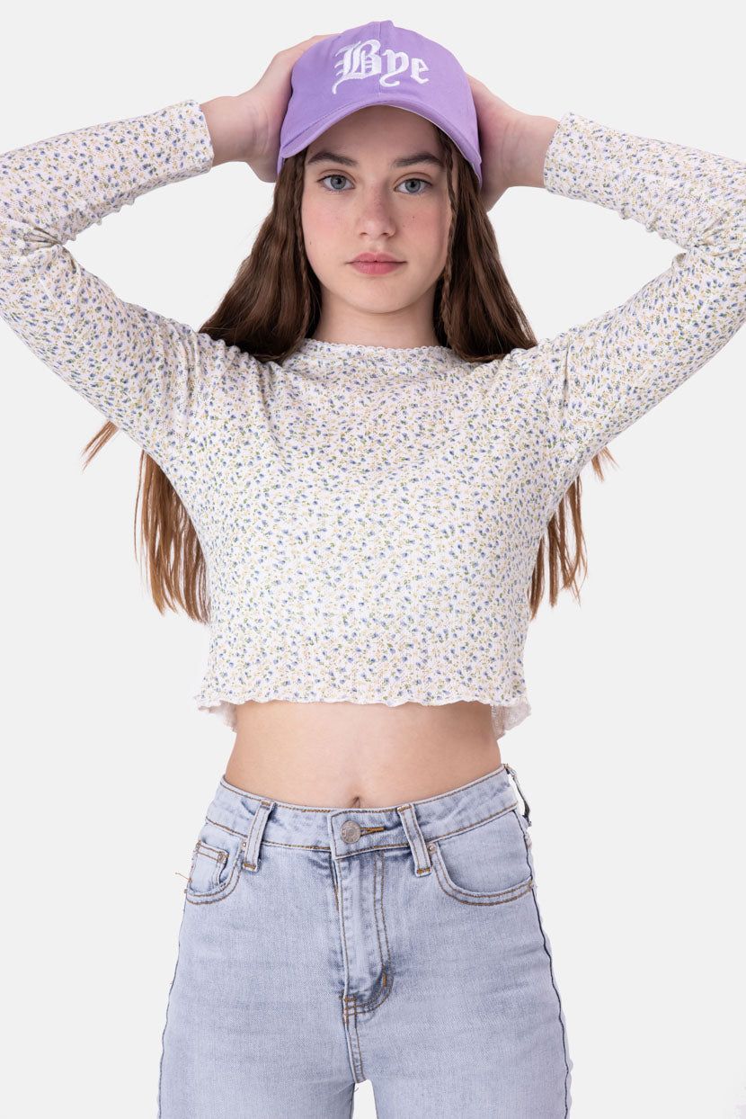 חולצת קרופ פלאוור-פאוור sold by Adika