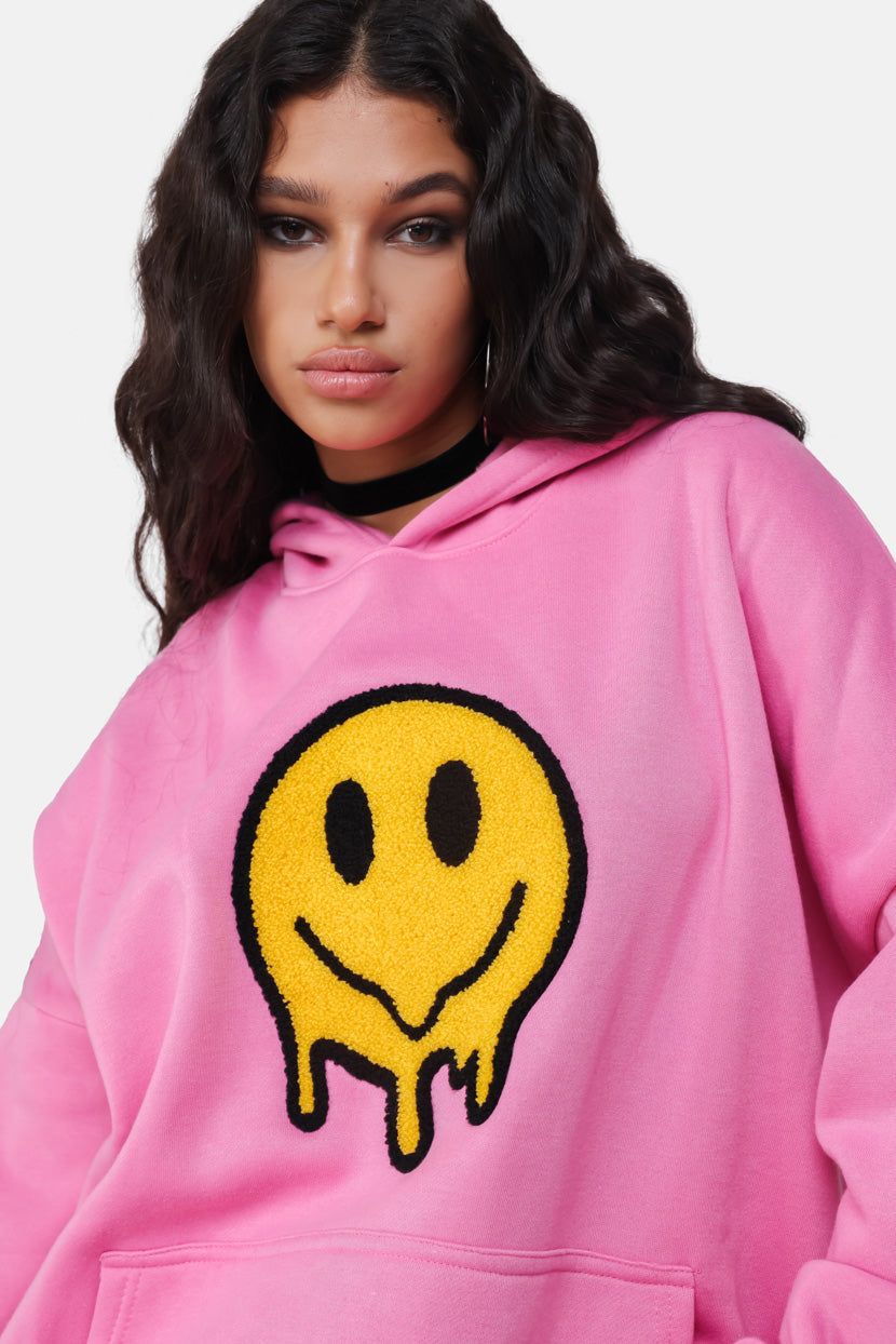 סווטשירט קפוצ'ון All Smiles דיטייל צמרירי sold by Adika product image thumbnail 7