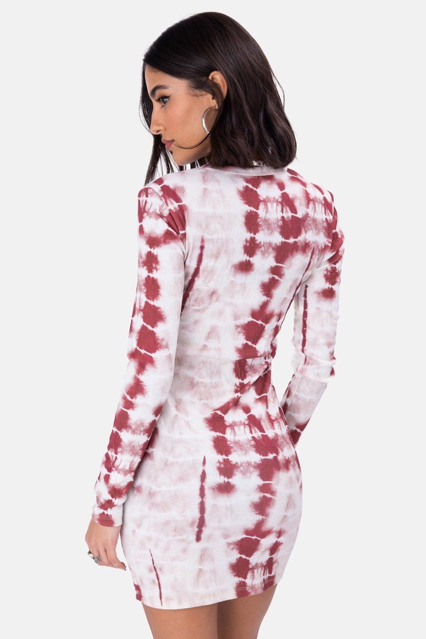 שמלת מיני טאי-דאי לנון sold by Adika product image thumbnail 4