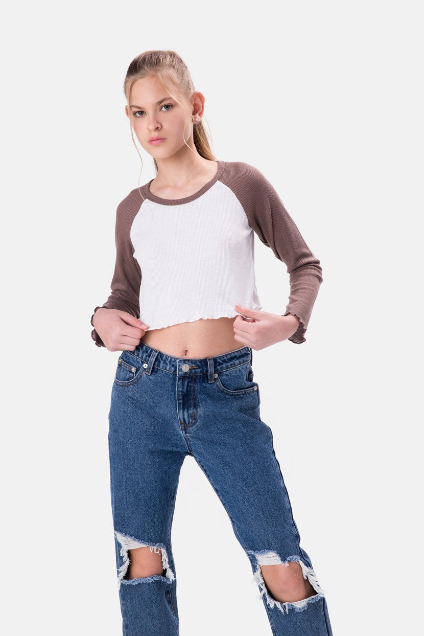 חולצת פיקה קרופ ברקלי סיומת גלית sold by Adika product image thumbnail 2