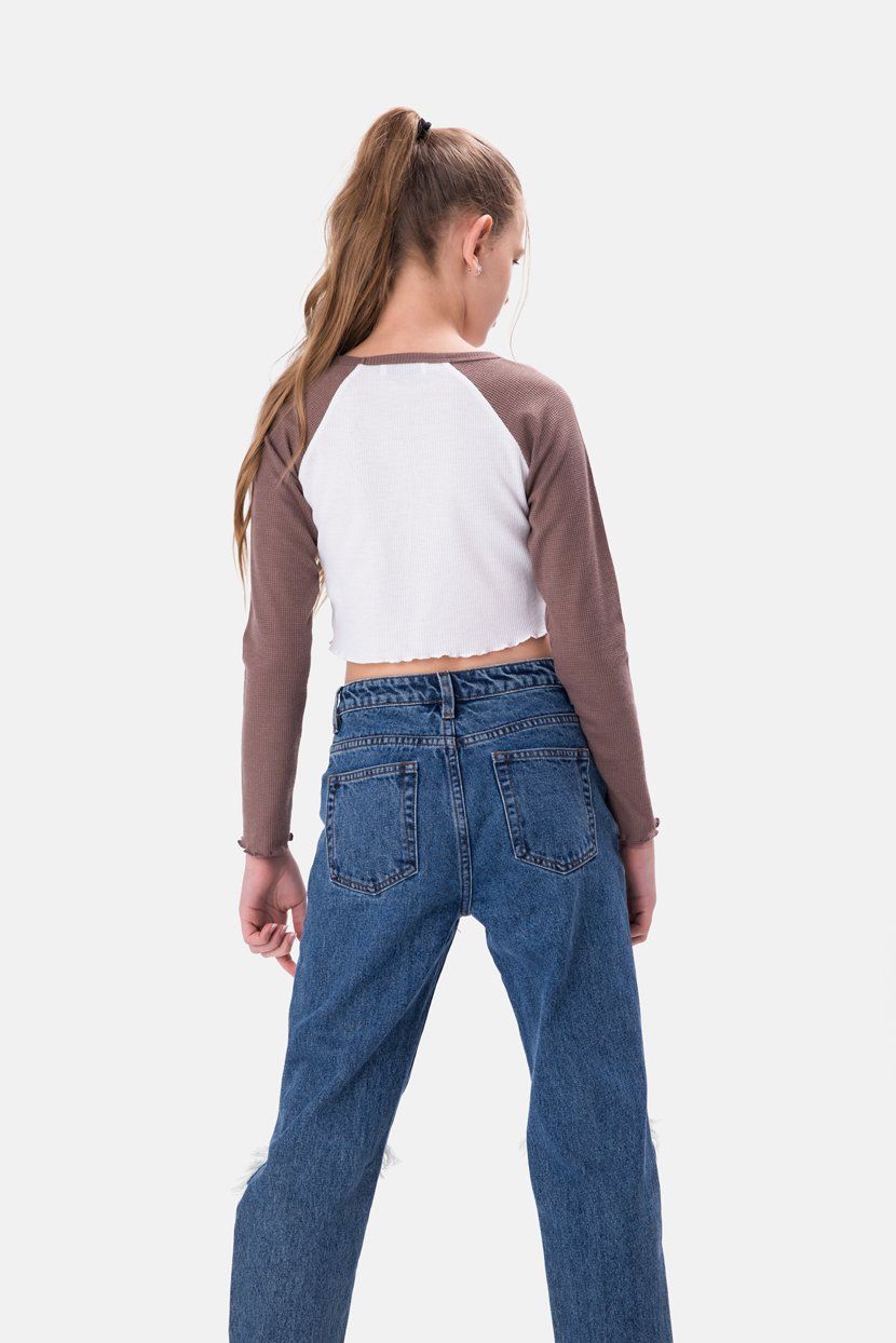 חולצת פיקה קרופ ברקלי סיומת גלית sold by Adika product image thumbnail 4