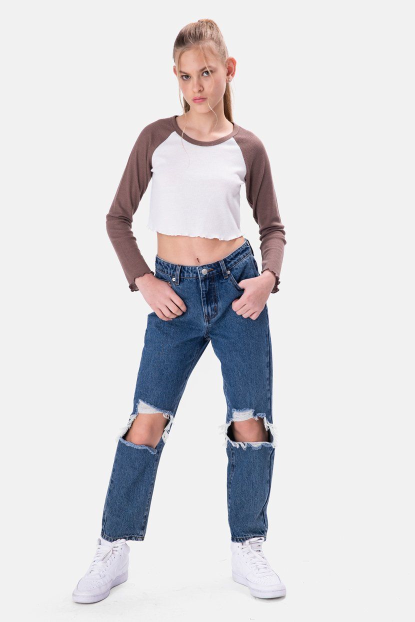 חולצת פיקה קרופ ברקלי סיומת גלית sold by Adika