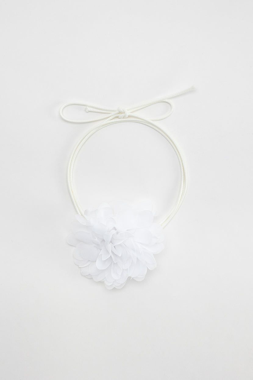 שרשרת חוט ריקליס בשילוב פרח sold by Adika product image thumbnail 2