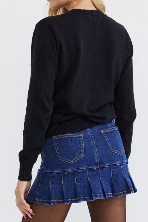 סריג Simplicity Is Key צווארון וי sold by Adika product image thumbnail 3