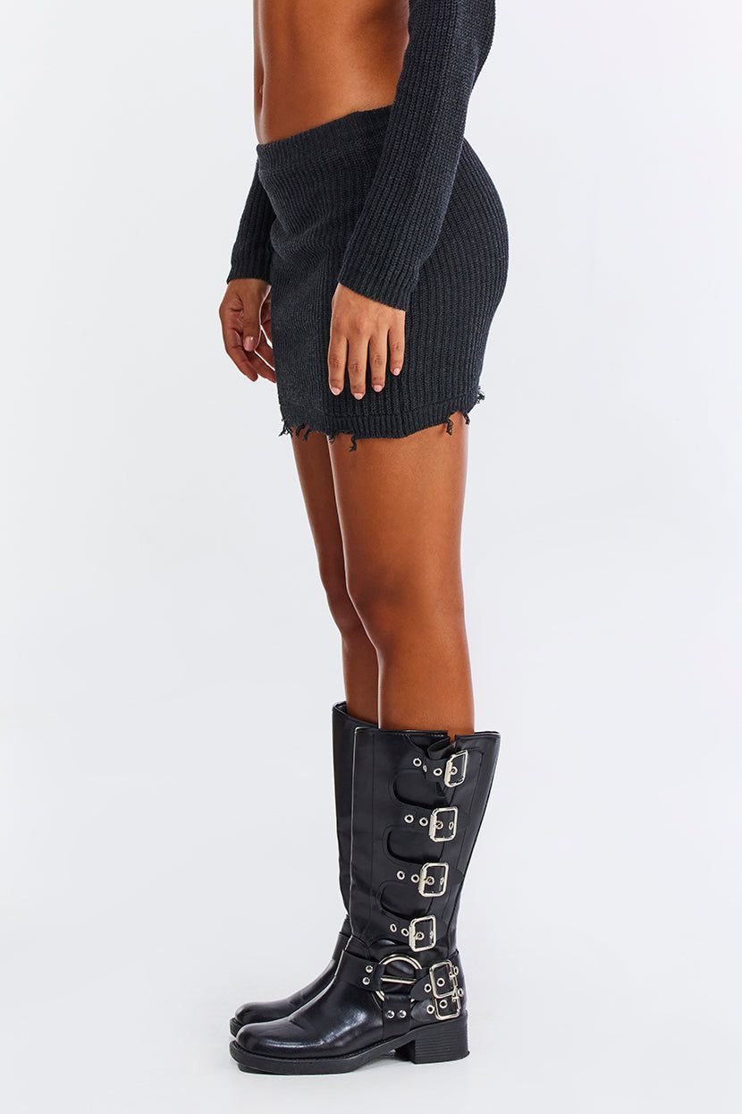 חצאית מיני On Line בד סריג sold by Adika product image thumbnail 3