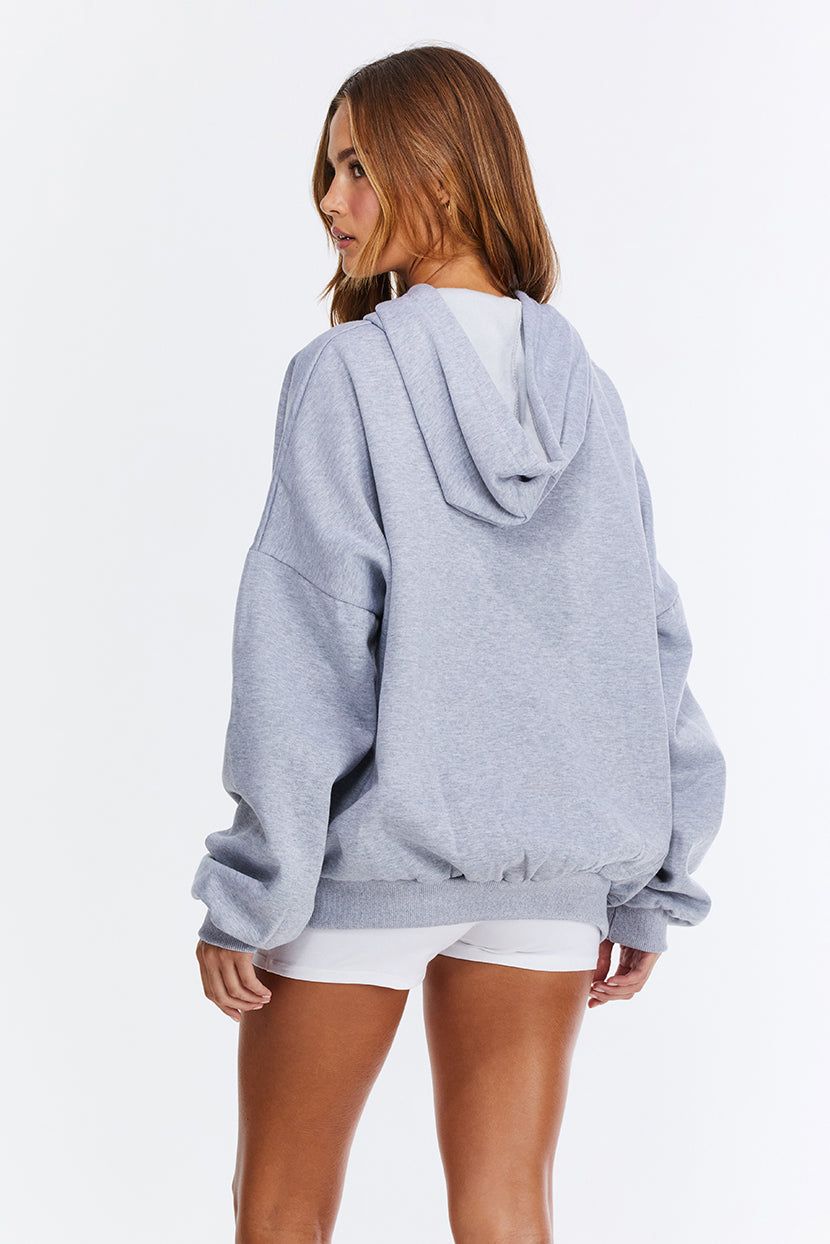 סווטשירט קפוצ'ון Mind Your Business אוברסייז sold by Adika product image thumbnail 3