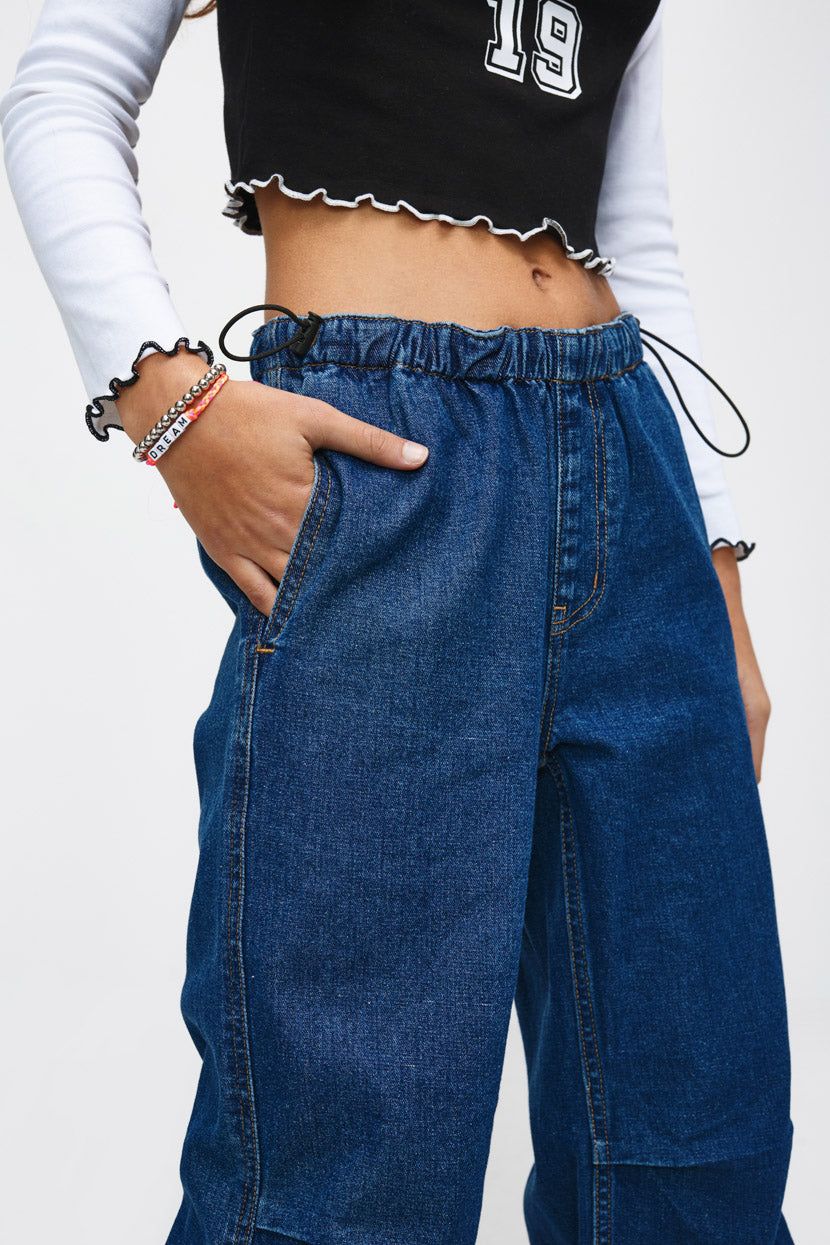 מכנסי ג'ינס ליסה גזרת דגמ"ח sold by Adika product image thumbnail 3