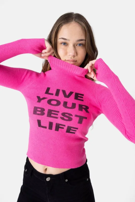 סריג LIFE צווארון גולף sold by Adika