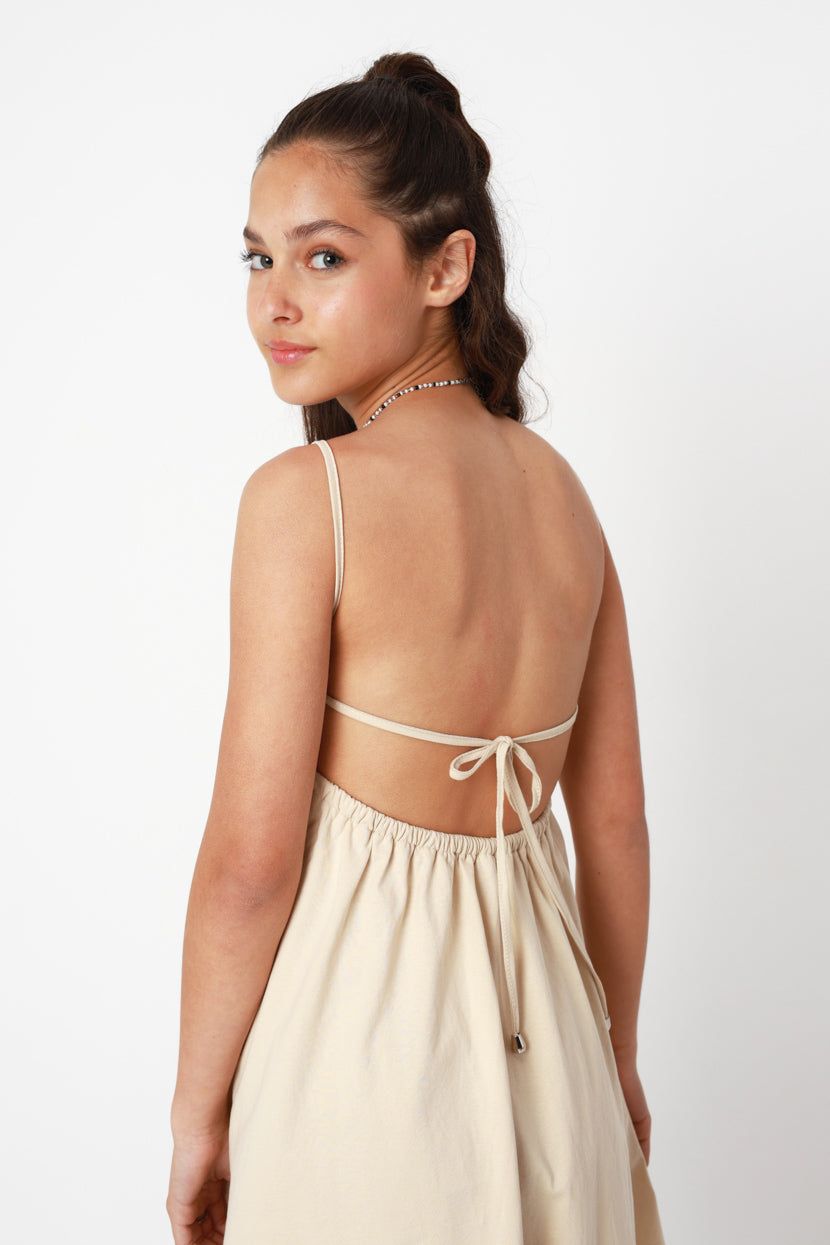 שמלת מיני בטי קשירה בגב sold by Adika product image thumbnail 2