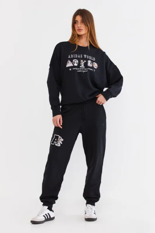 ★adidas★ MC Sweatpants Black HS9498 WMNS) adidas Mc Sweat Pants Asia Sizing 'Black' HS9498