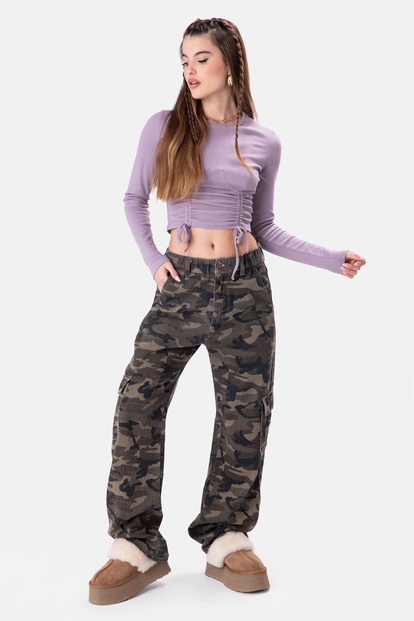 טופ קרופ קונלי כיווצים sold by Adika product image thumbnail 2