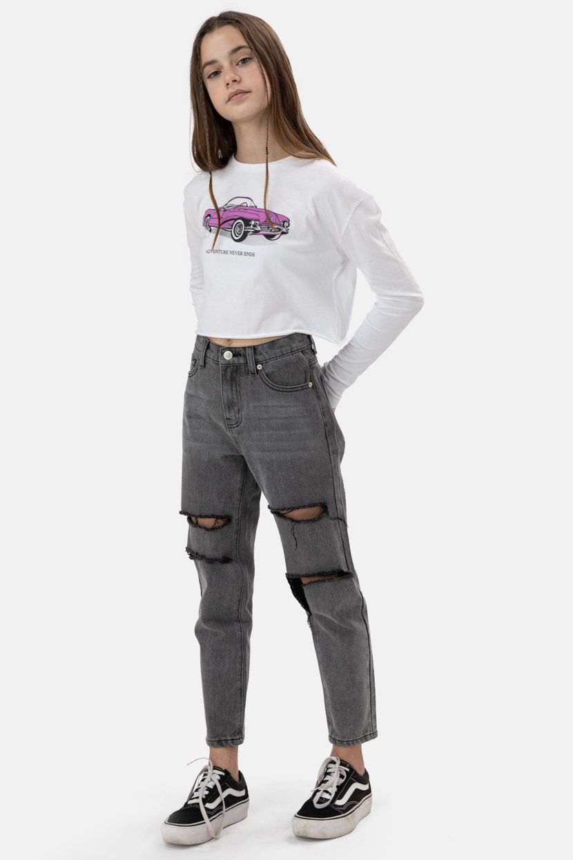 טי-שירט קרופ מיילי sold by Adika product image thumbnail 2