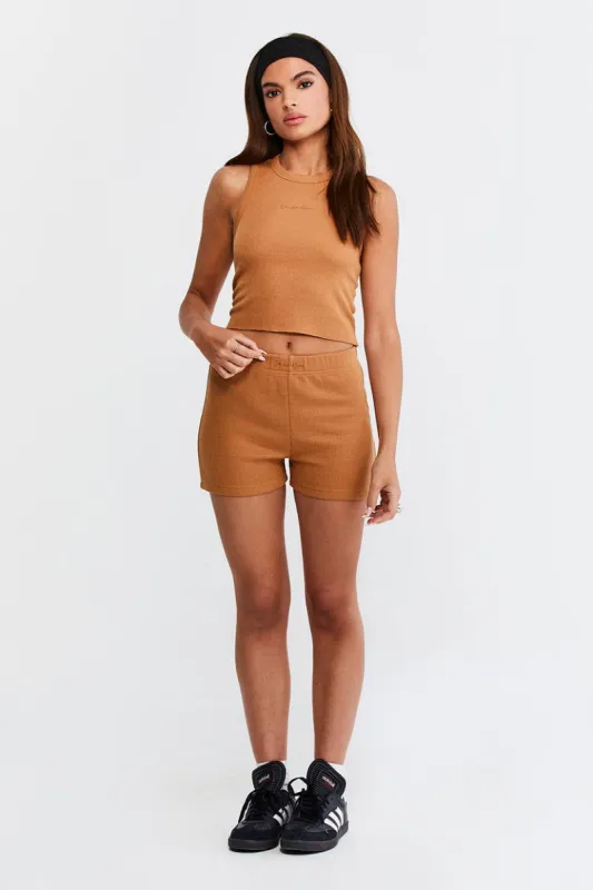 מכנסי שורטס Angel Face טקסטורת ופל sold by Adika