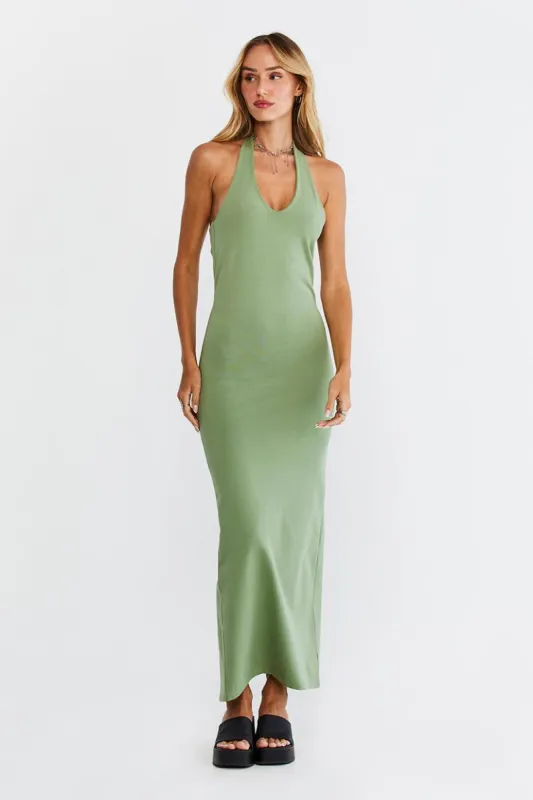 שמלת מקסי Play Along גזרת קולר sold by Adika