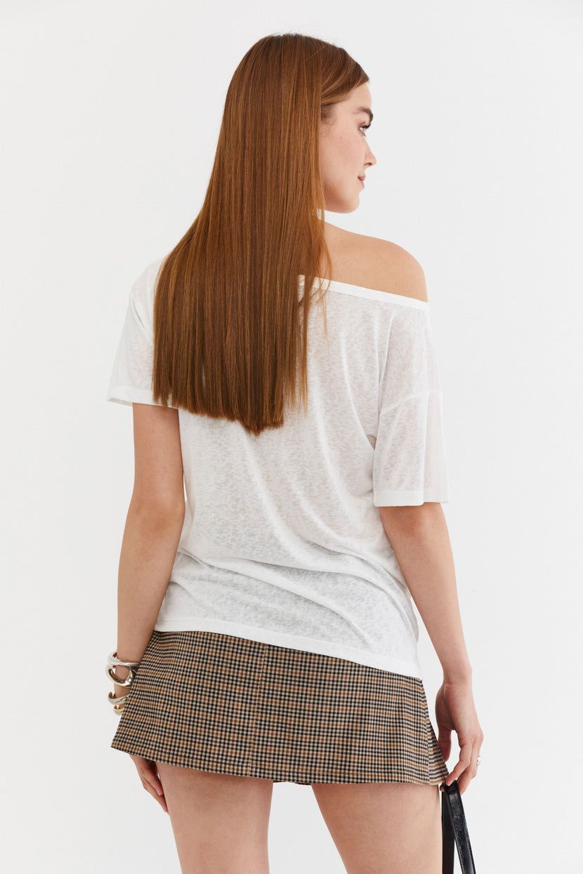 חולצת Over The Top דרופ-שולדר sold by Adika product image thumbnail 4