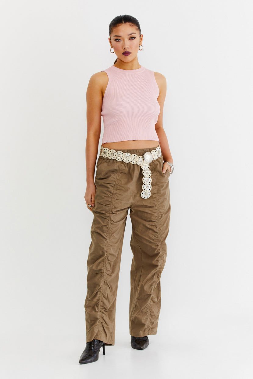 טופ סרוג Right Behind You פתח בגב sold by Adika product image thumbnail 3