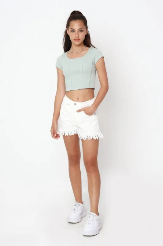 טופ מחוך מקסין תיפורים מודגשים sold by Adika