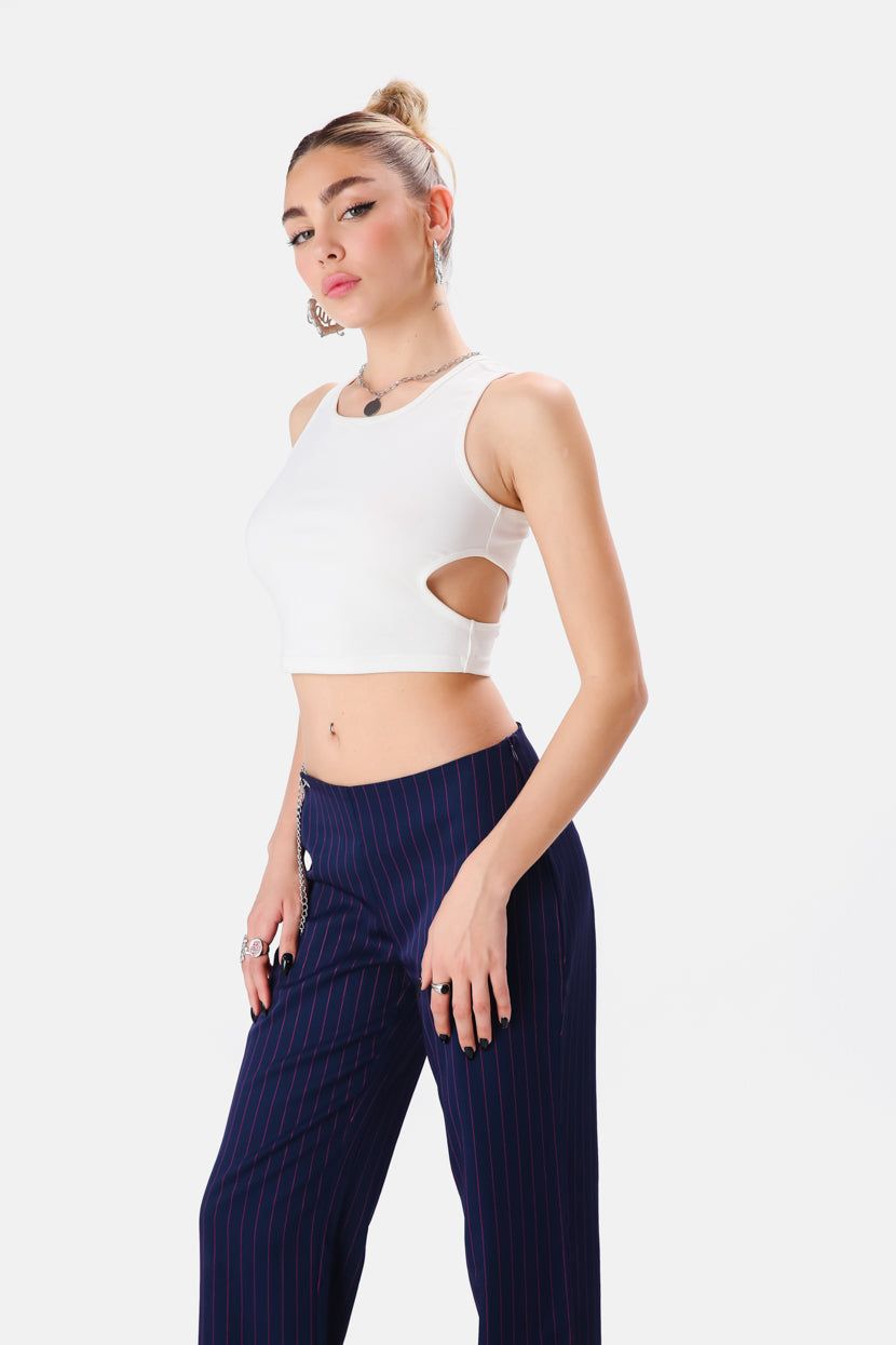 טופ קרופ סניקי פתחי קאט-אאוט sold by Adika product image thumbnail 2