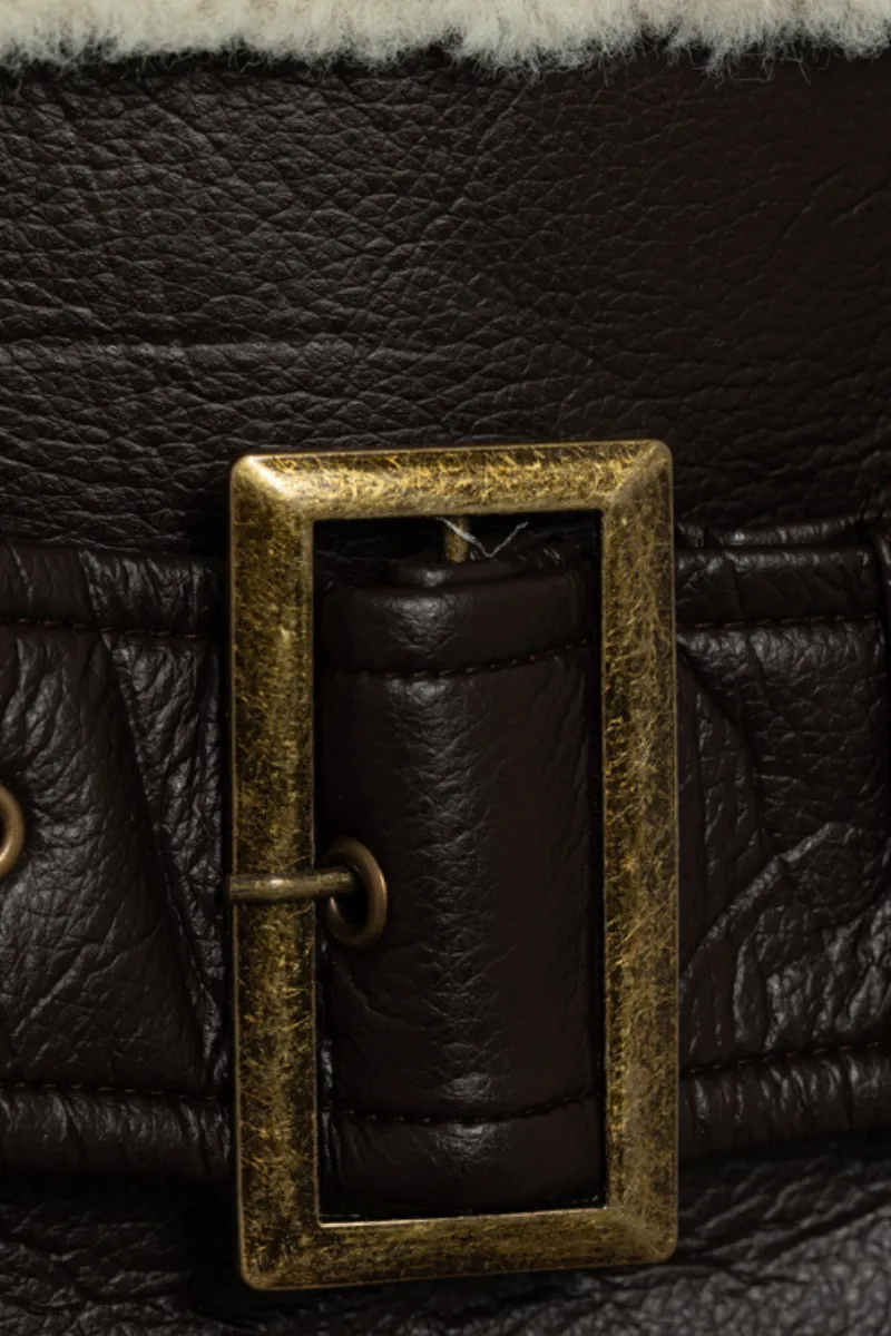 חצאית דמוי עור Waiting Call סיומות פרוותיות sold by Adika product image thumbnail 2