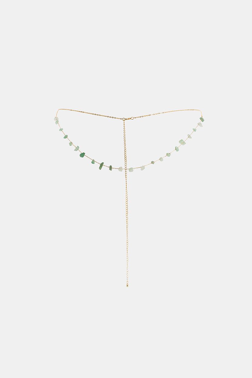 שרשרת בטן ברולו אבני חן sold by Adika