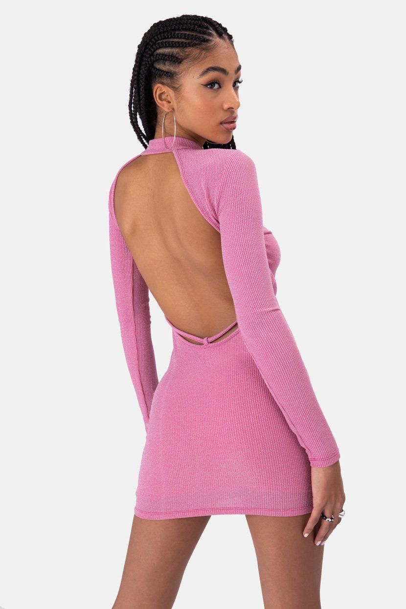 שמלה מנצנצת ויקסן גב חשוף sold by Adika