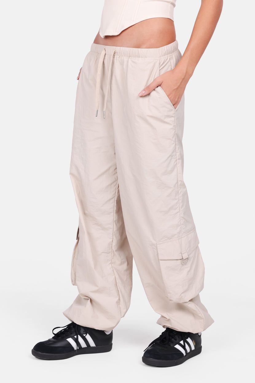 מכנסי ניילון Real Hype כיסי קרגו sold by Adika product image thumbnail 4