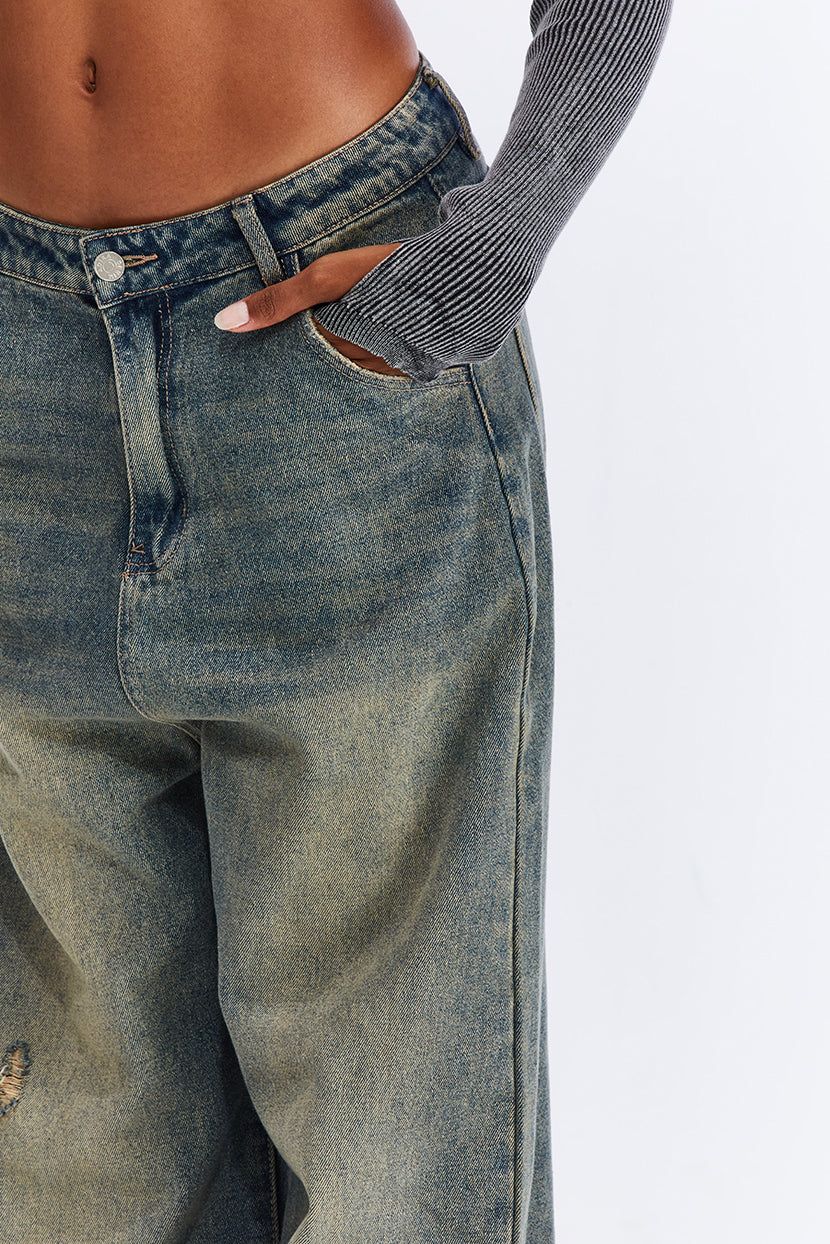 סריג קרופ Spoild babe בגימור וואש sold by Adika product image thumbnail 3