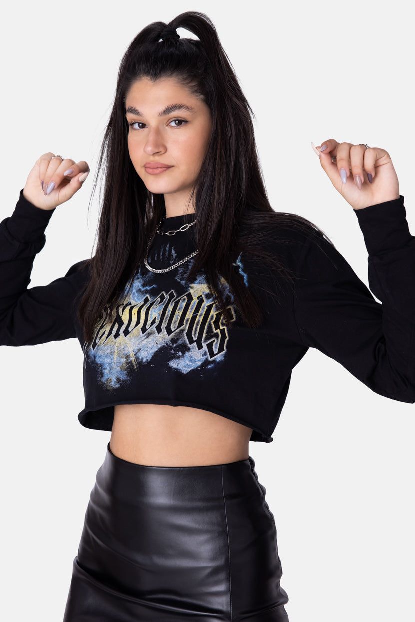 חולצת קרופ FEROCIOUS sold by Adika product image thumbnail 3