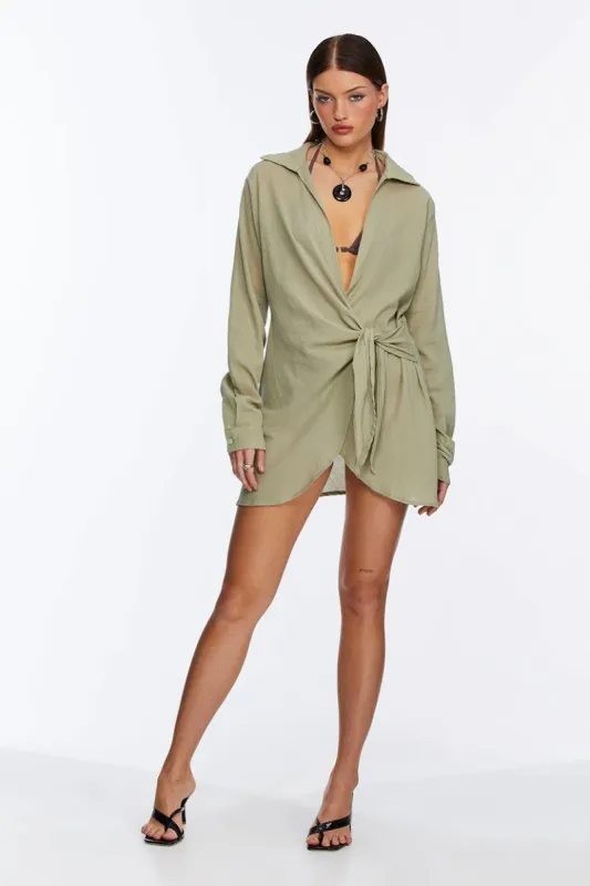 שמלת מיני Treat Yo'self גזרת מעטפת sold by Adika