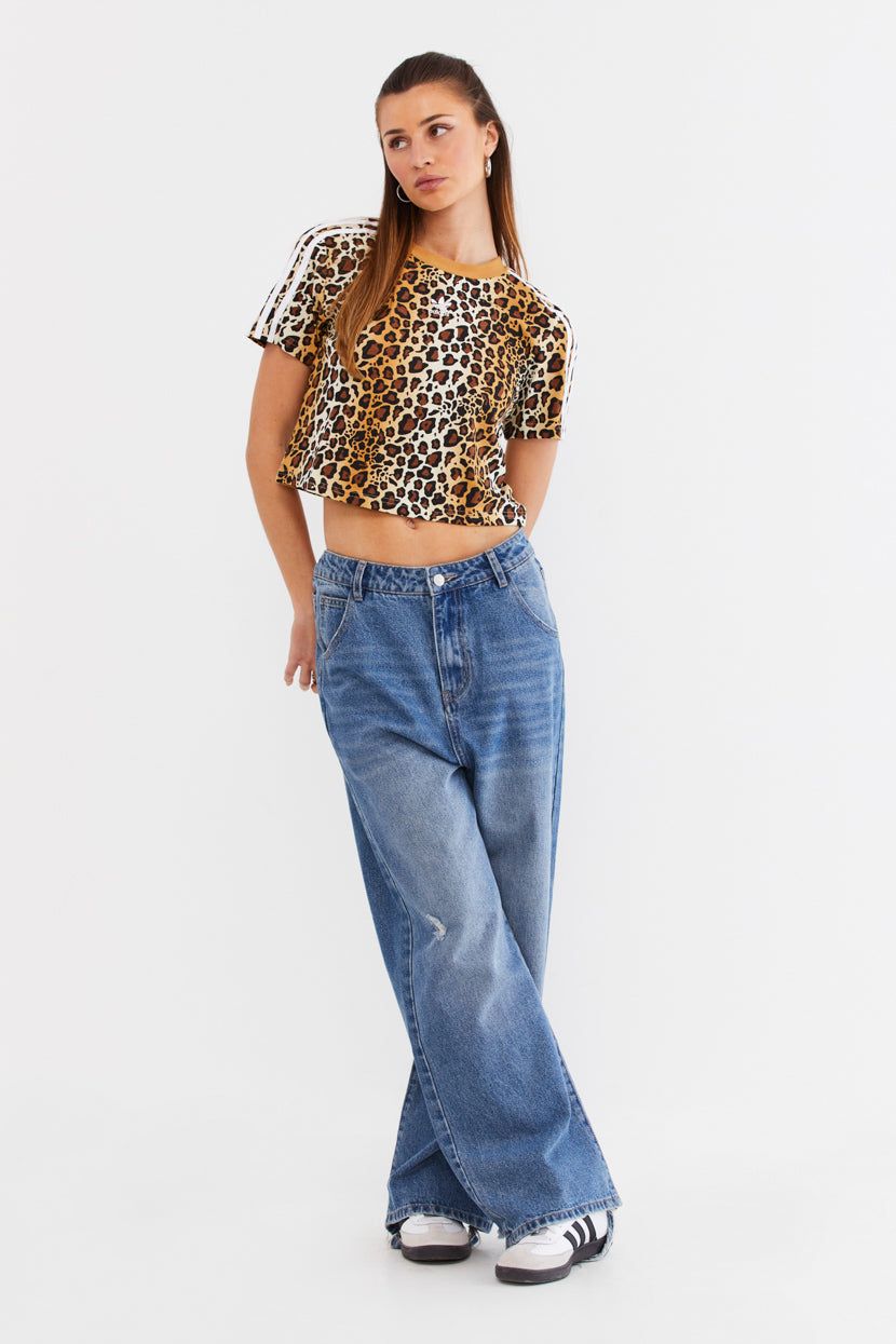 טי-שירט קרופ הדפס מנומר // adidas sold by Adika product image thumbnail 2