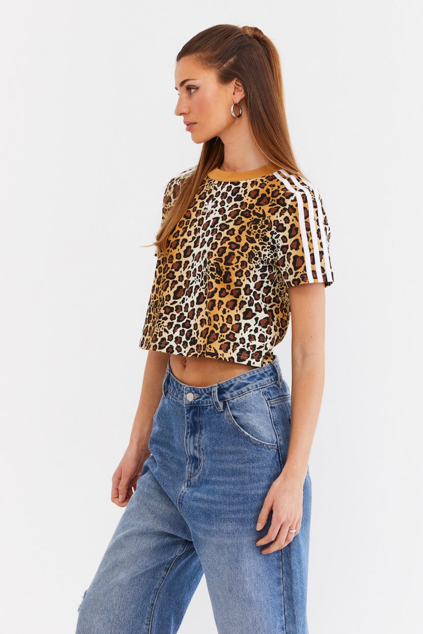 טי-שירט קרופ הדפס מנומר // adidas sold by Adika product image thumbnail 3