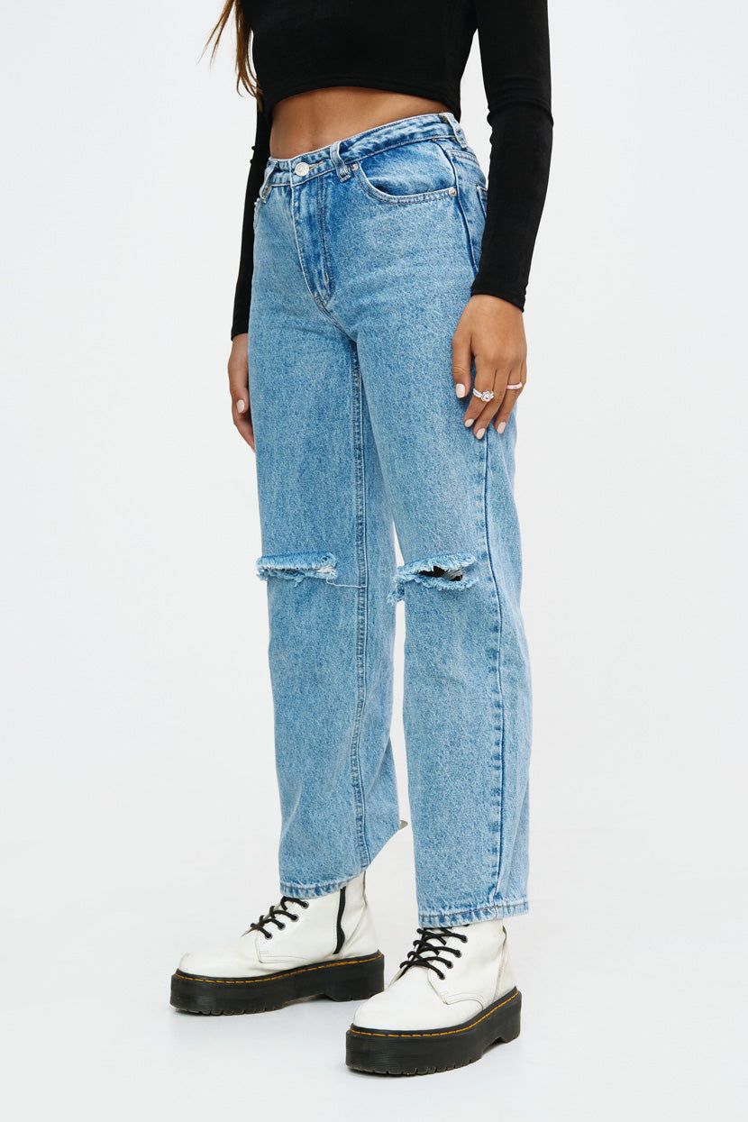 מכנסי ג'ינס בוני גזרה ישרה sold by Adika product image thumbnail 4