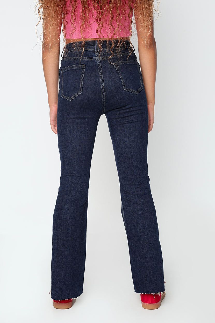 ג׳ינס קרעים ג׳יליאן בשילוב שסע sold by Adika product image thumbnail 4