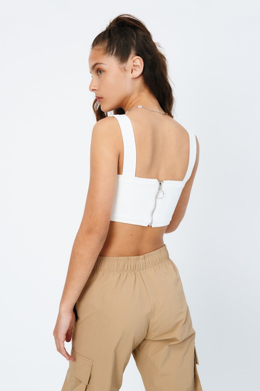 טופ מחוך ג׳סיקה בד דנים sold by Adika product image thumbnail 5