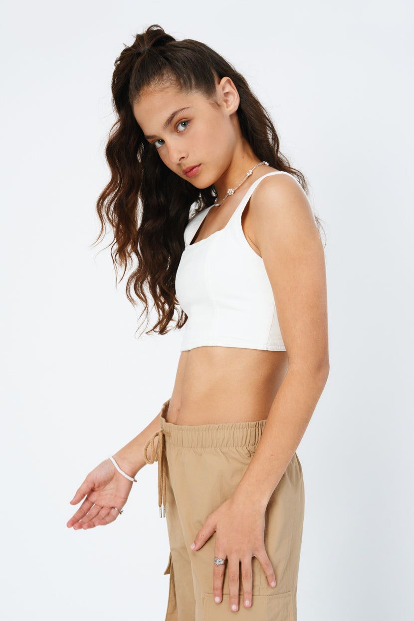 טופ מחוך ג׳סיקה בד דנים sold by Adika product image thumbnail 4