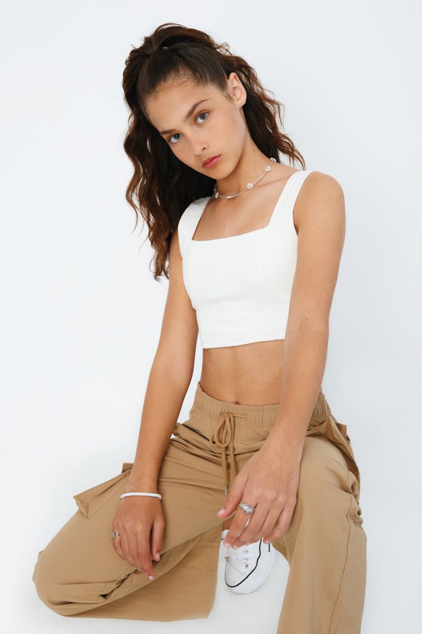 טופ מחוך ג׳סיקה בד דנים sold by Adika product image thumbnail 3