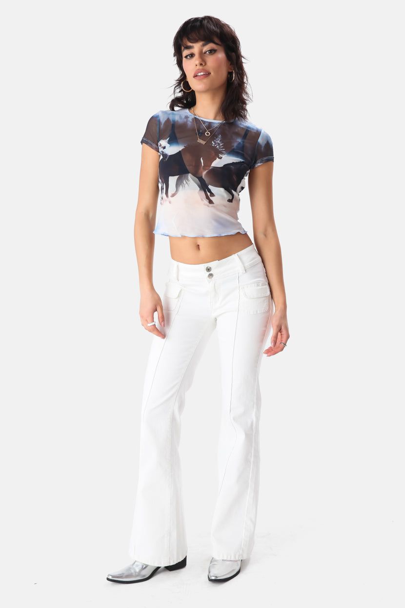 טי-שירט קרופ ראנץ' סיומת גלית sold by Adika product image thumbnail 3