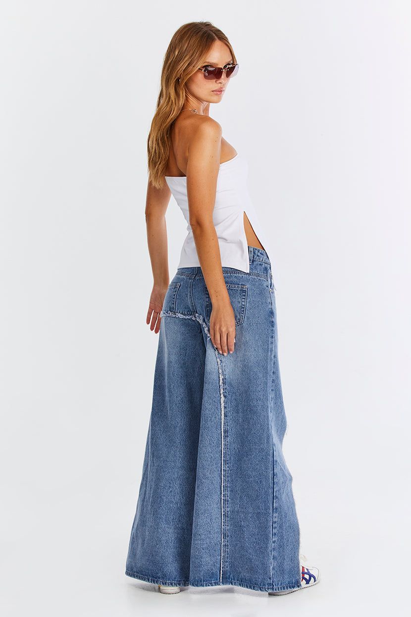 טופ סטרפלס Double Tap שסע צידי sold by Adika product image thumbnail 3