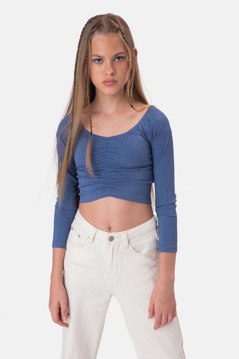 חולצת כיווצים אמה בד ריב sold by Adika product image thumbnail 2