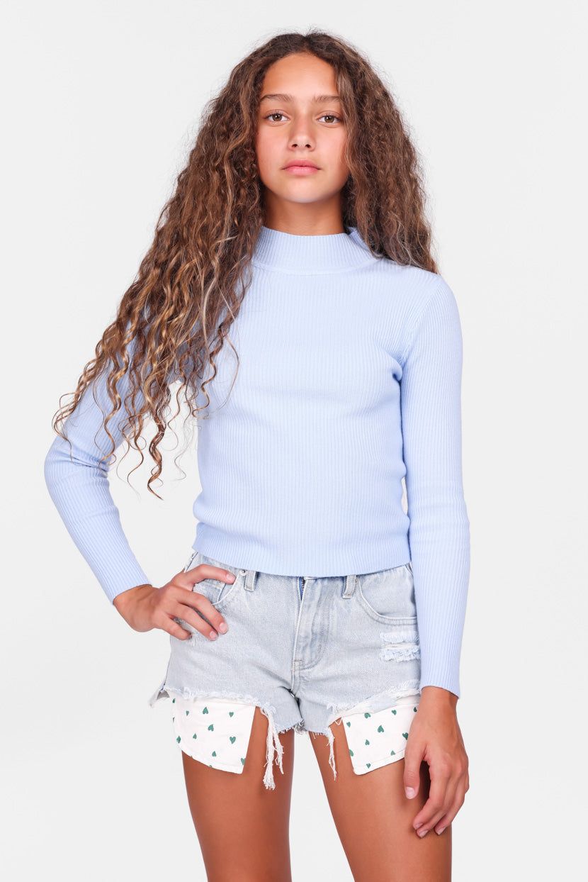 סריג ריב סיארה צווארון גולף נמוך sold by Adika