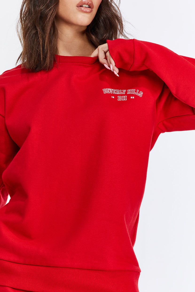 סווטשירט Beverly Hills אוברסייז sold by Adika product image thumbnail 2