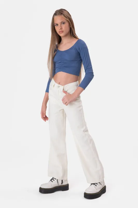 חולצת כיווצים אמה בד ריב sold by Adika