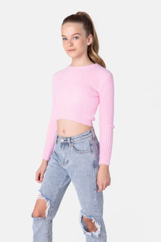 סריג קנדיס פלאפי גזרת קרופ sold by Adika